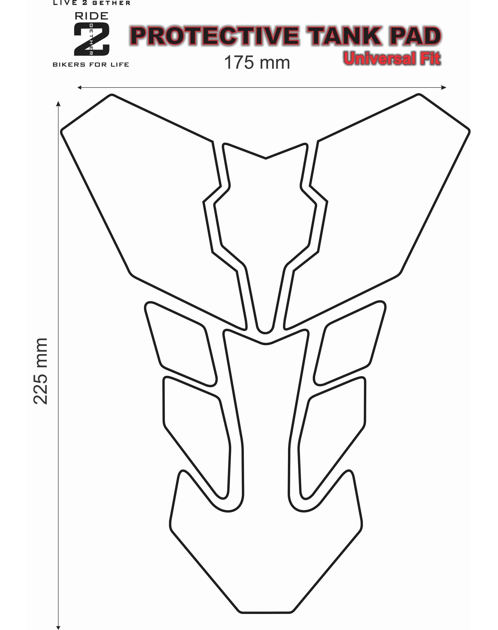 Motor Bike Tank Pad -  Suzuki Hayabusa Yellow and Black Transformer Tank Pad Protector. 1999 - 2021